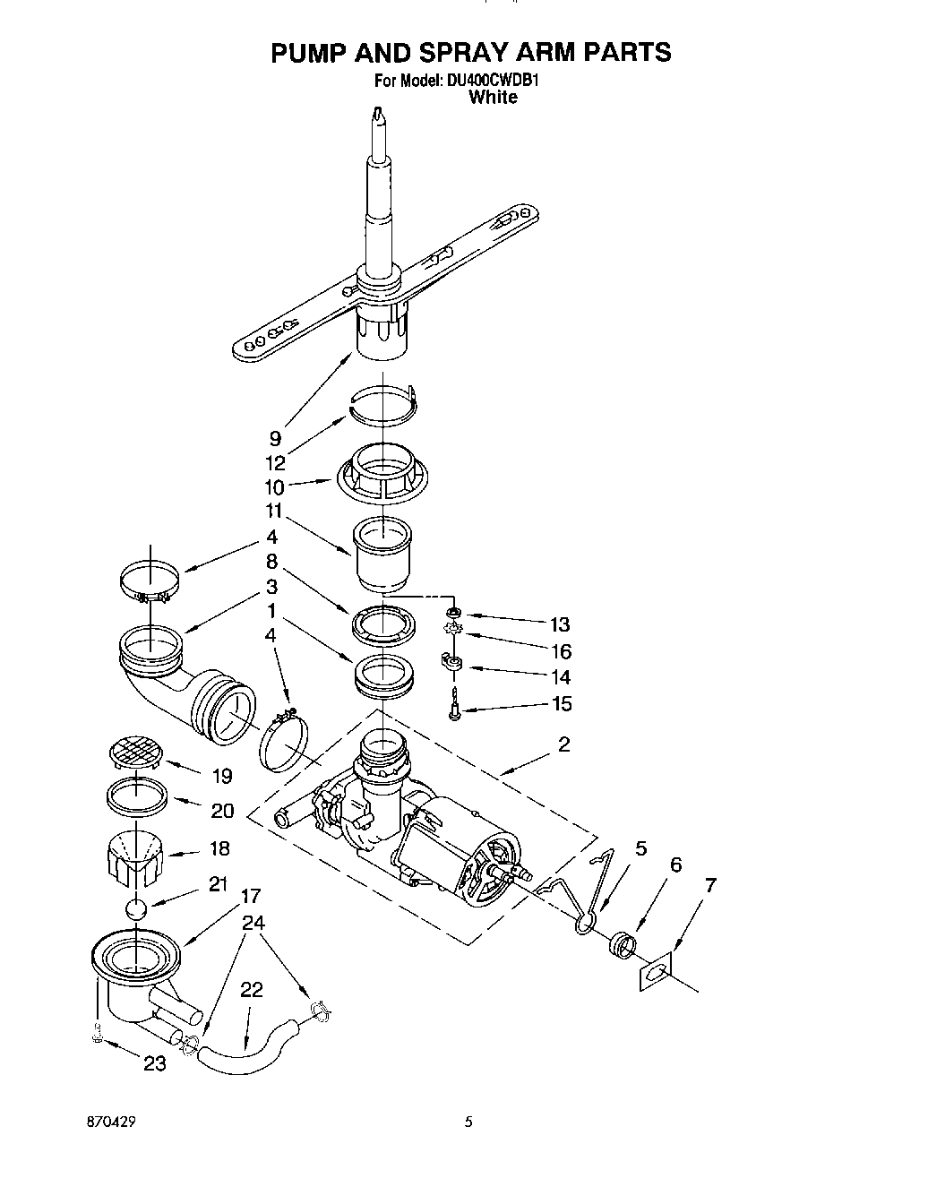 04 - PUMP AND SPRAY ARM