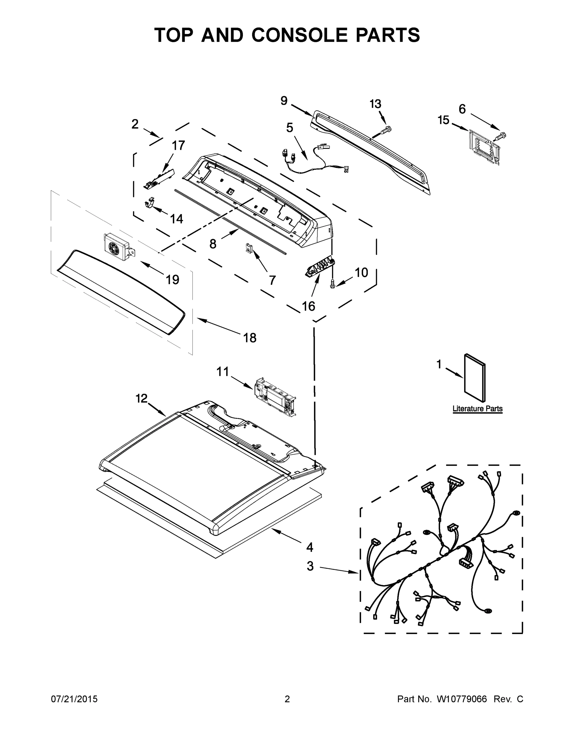 02 - TOP AND CONSOLE PARTS