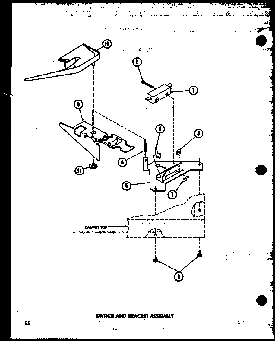 13 - SWITCH AND BRACKET ASSY