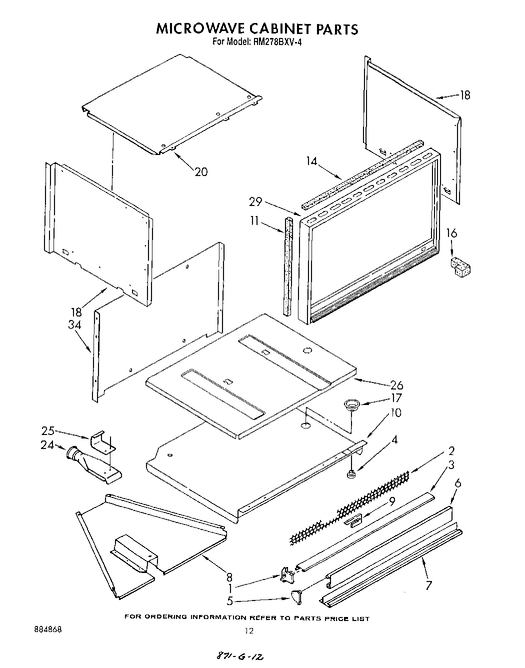 08 - MICROWAVE CABINET , LIT/OPTIONAL