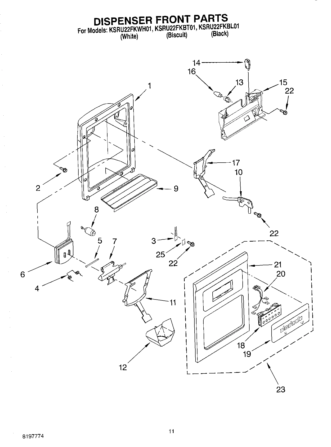 07 - DISPENSER FRONT
