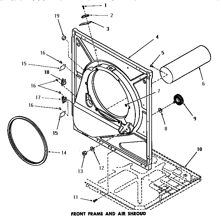 13 - FRONT FRAME & AIR SHROUD