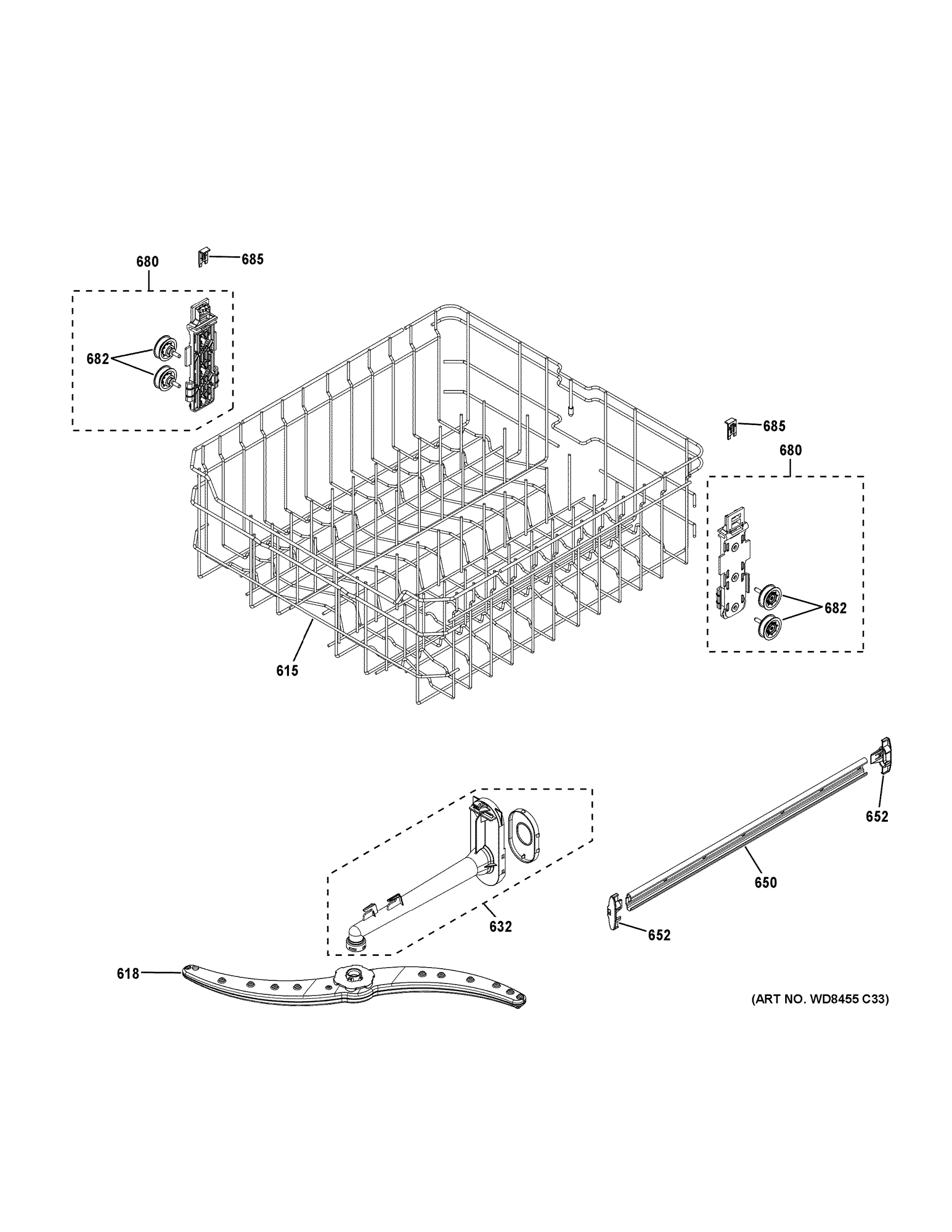 UPPER RACK ASSEMBLY
