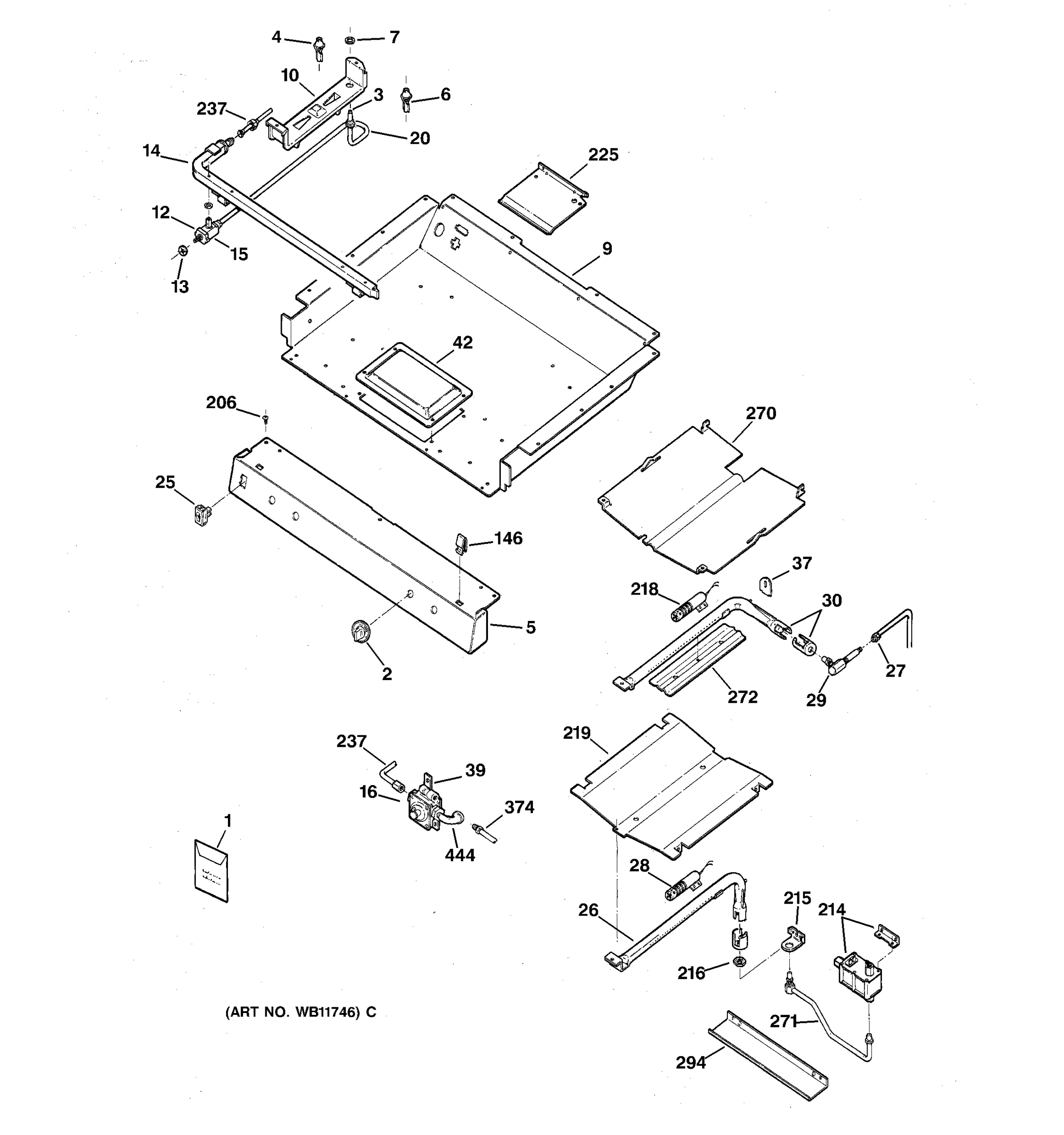 GAS BURNER PARTS