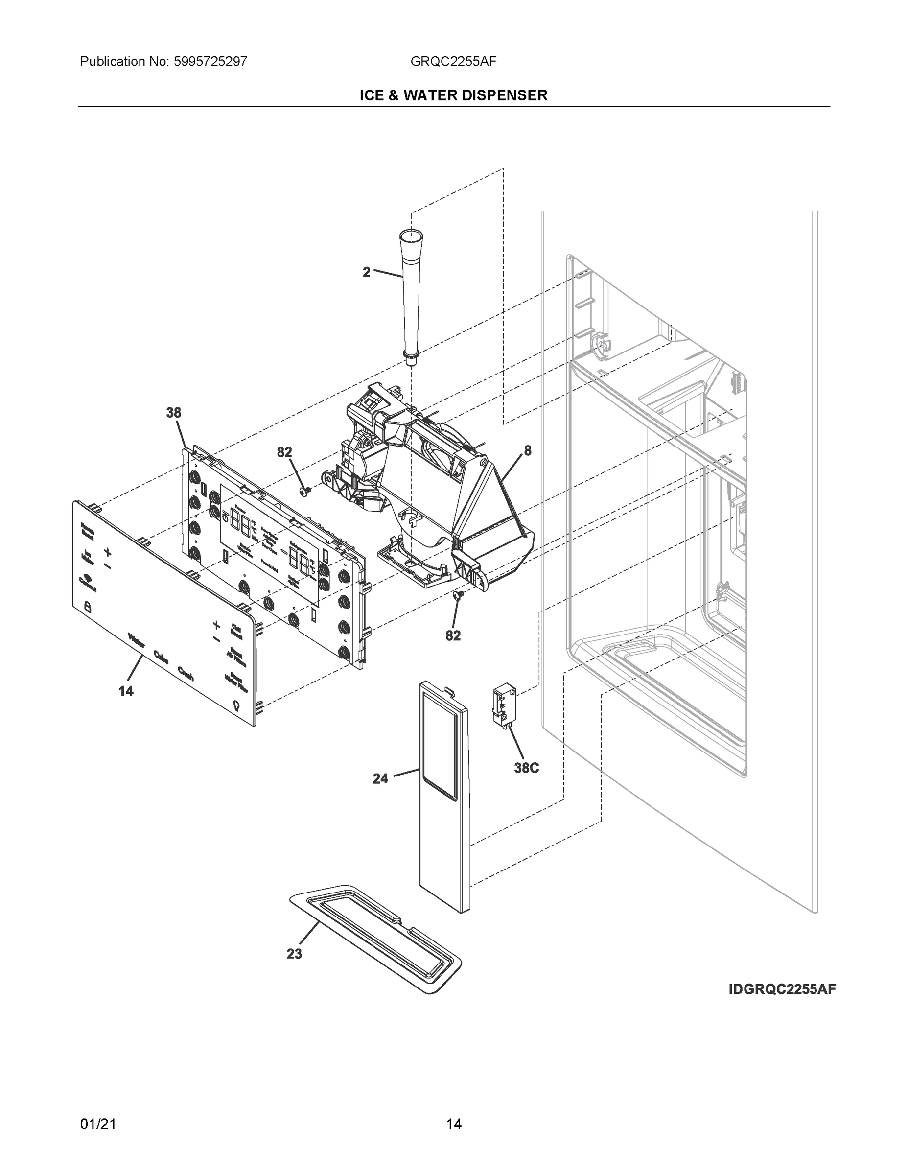 08 - ICE & WATER DISPENSER