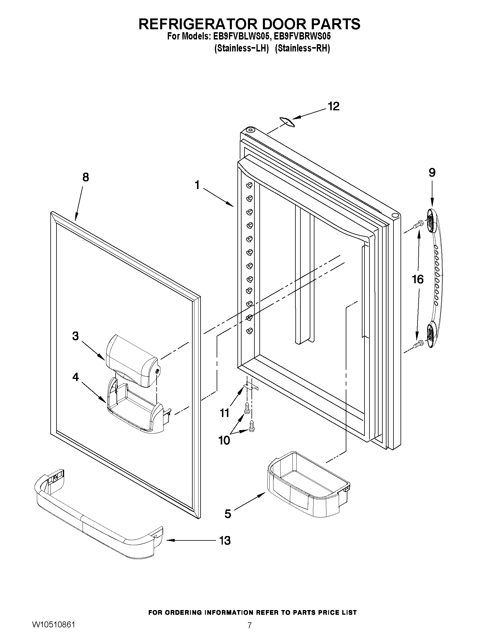 05 - REFRIGERATOR DOOR PARTS