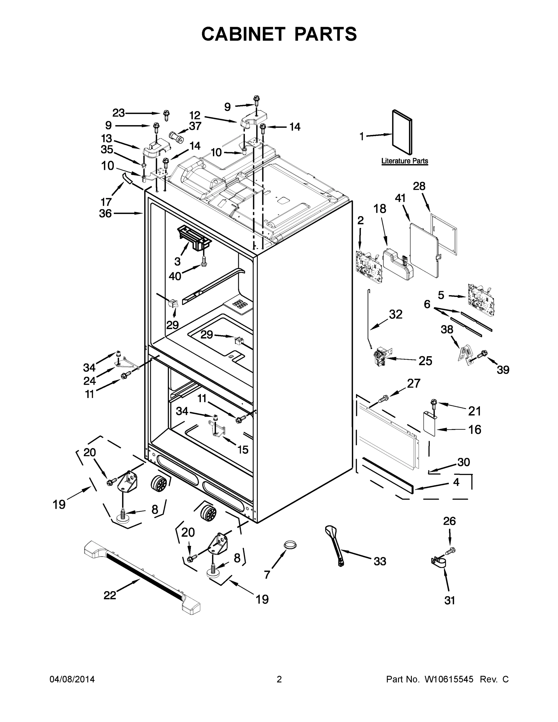 02 - CABINET PARTS
