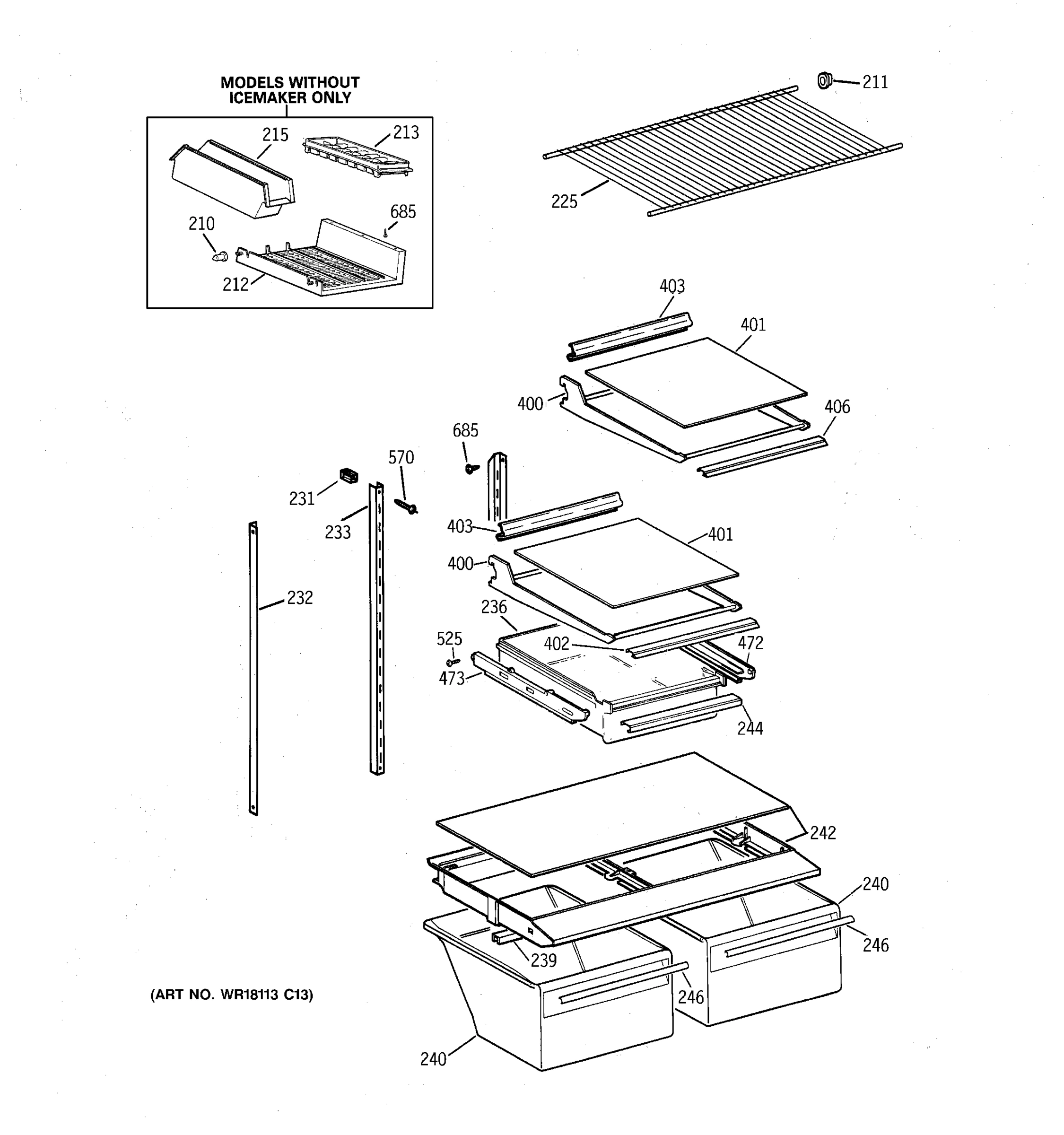 SHELF PARTS