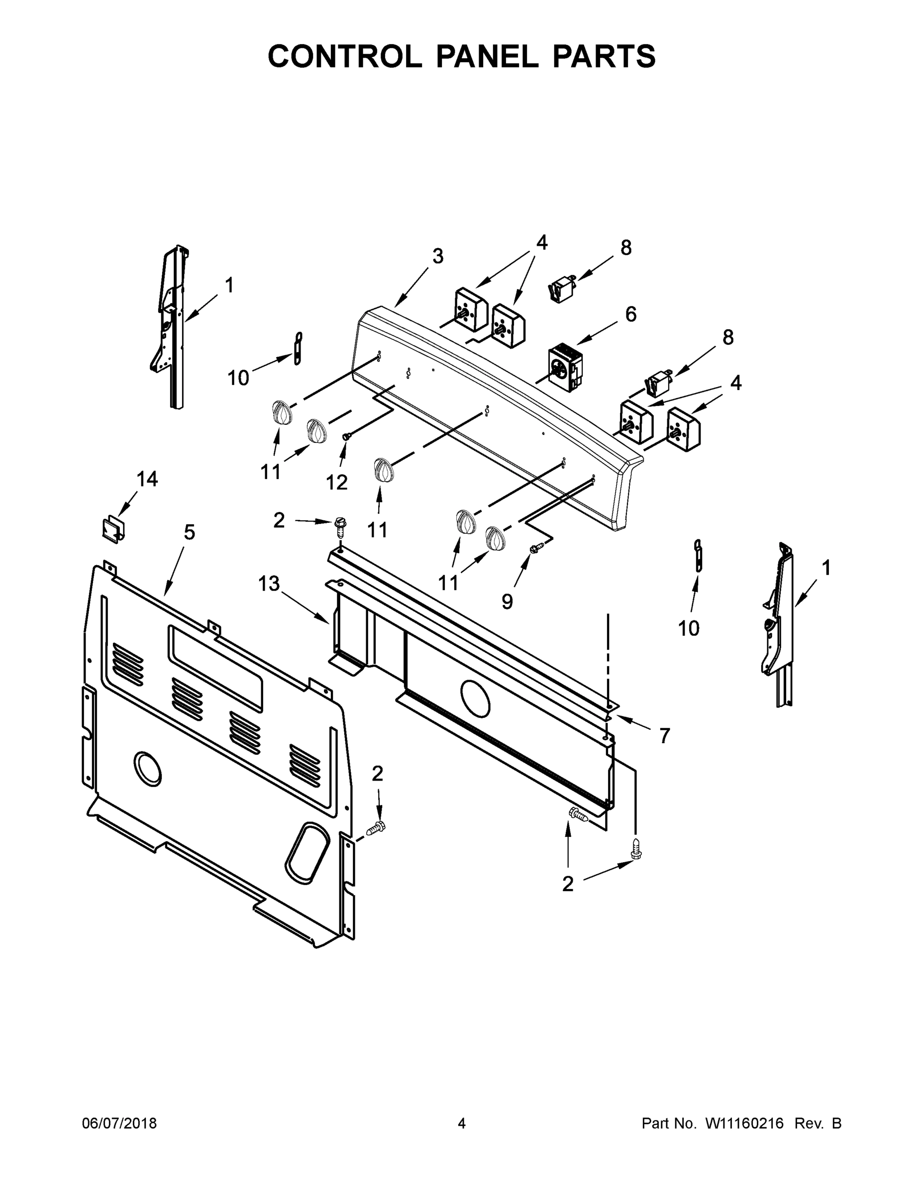 03 - CONTROL PANEL PARTS