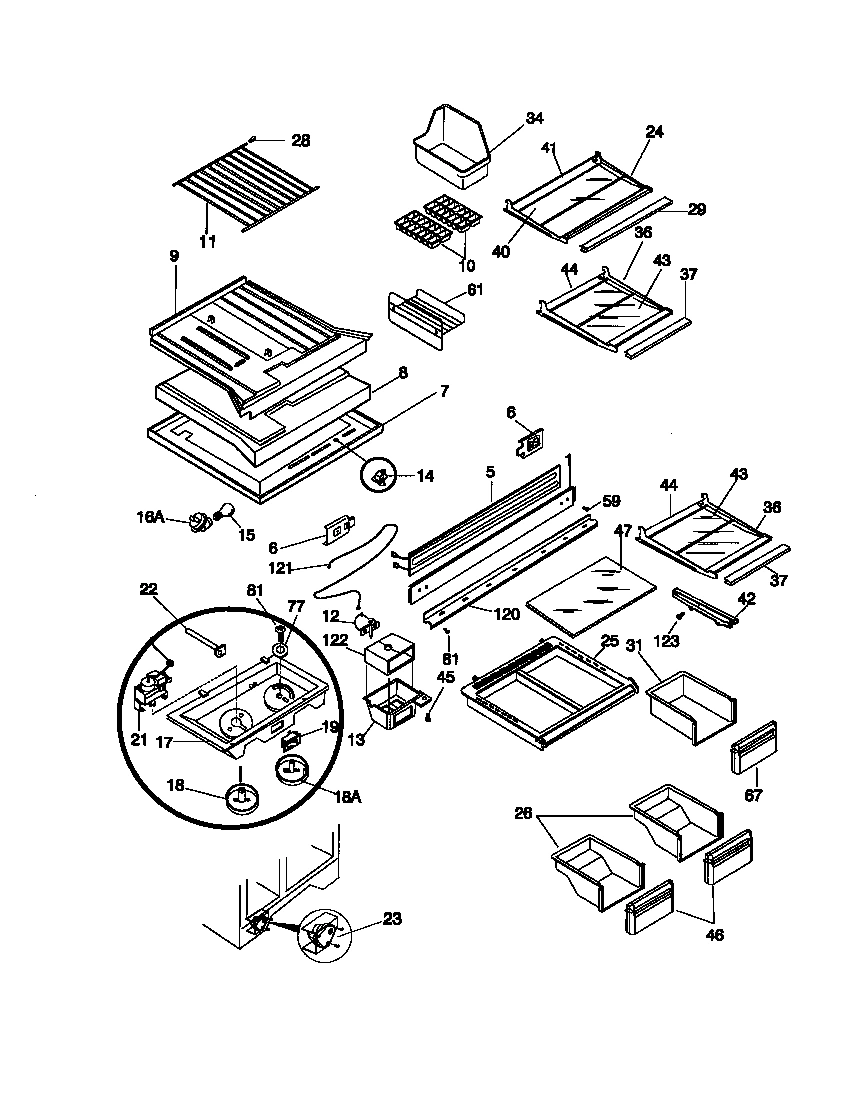 04 - SHELVES, CONTROLS