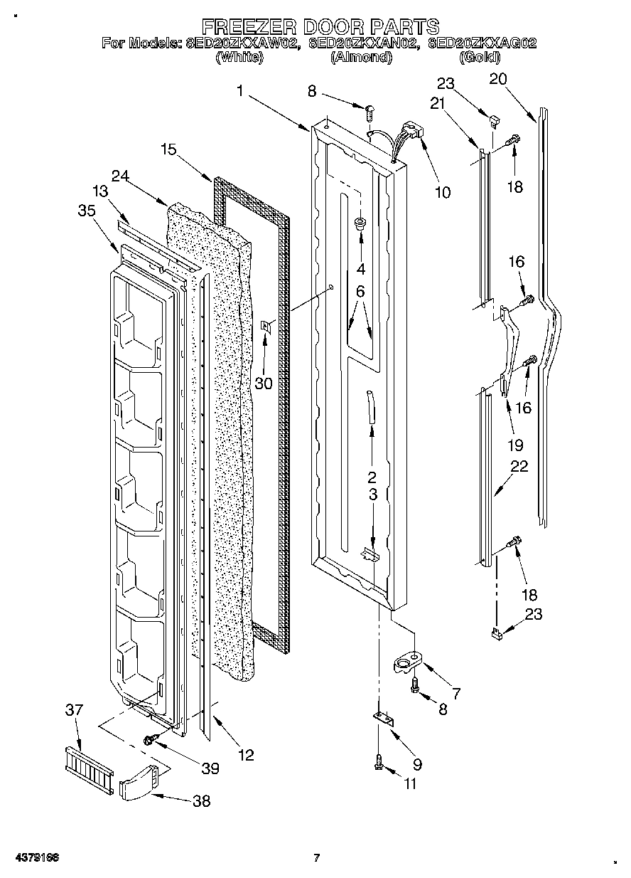 04 - FREEZER DOOR