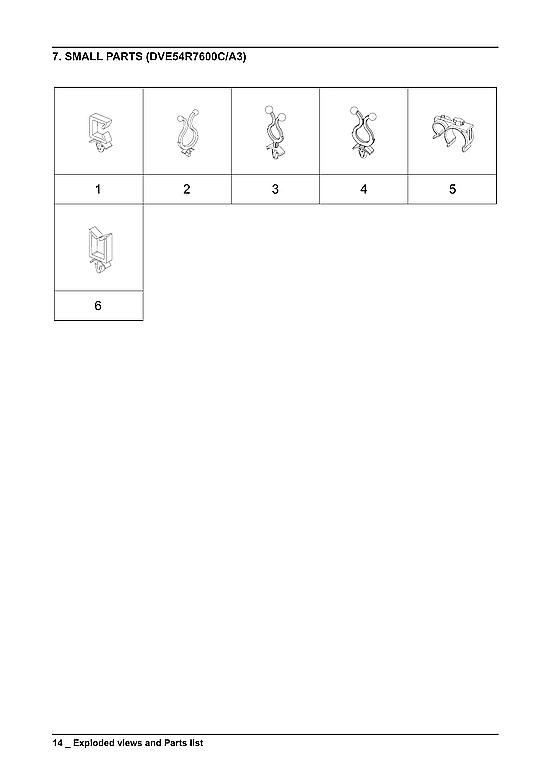 SMALL PARTS
