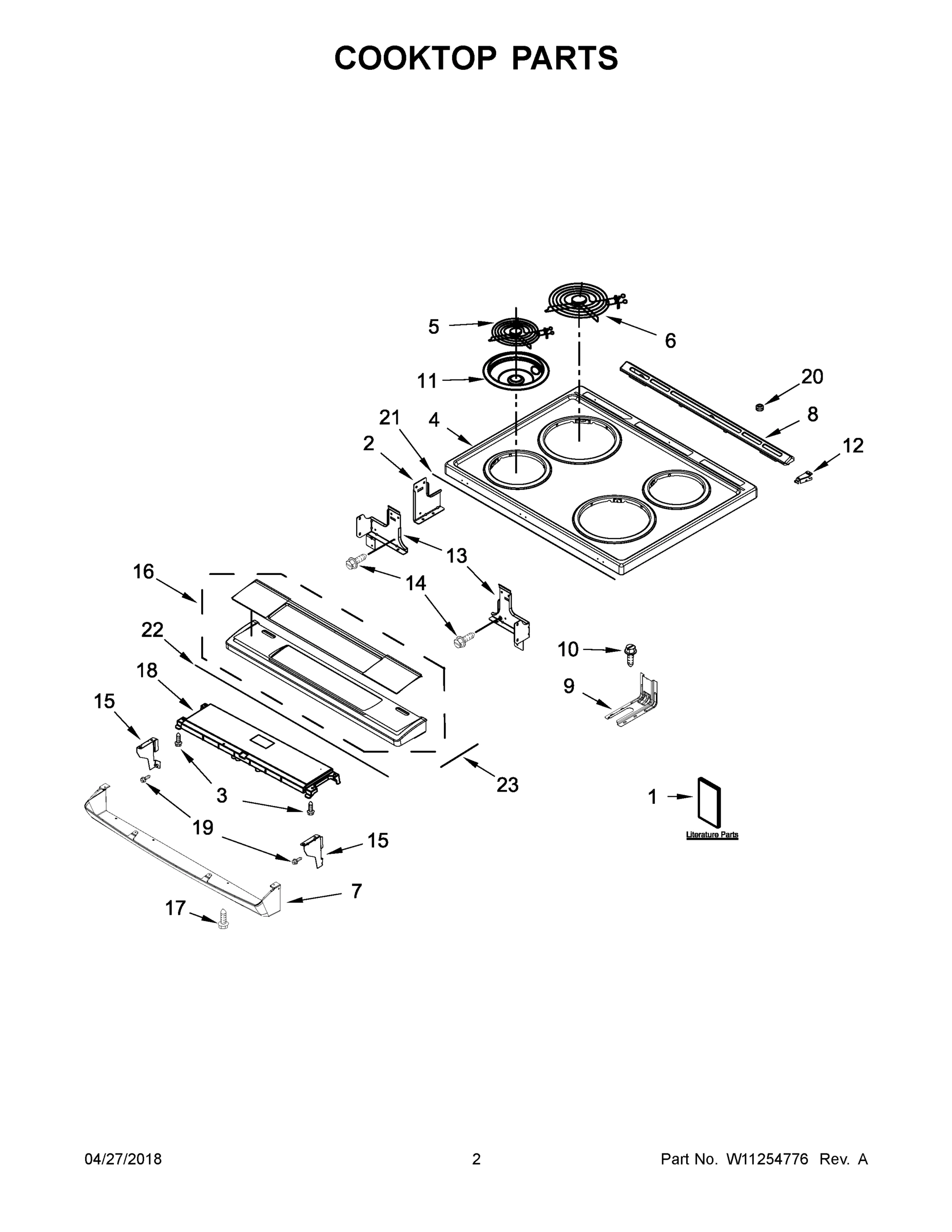 02 - COOKTOP PARTS