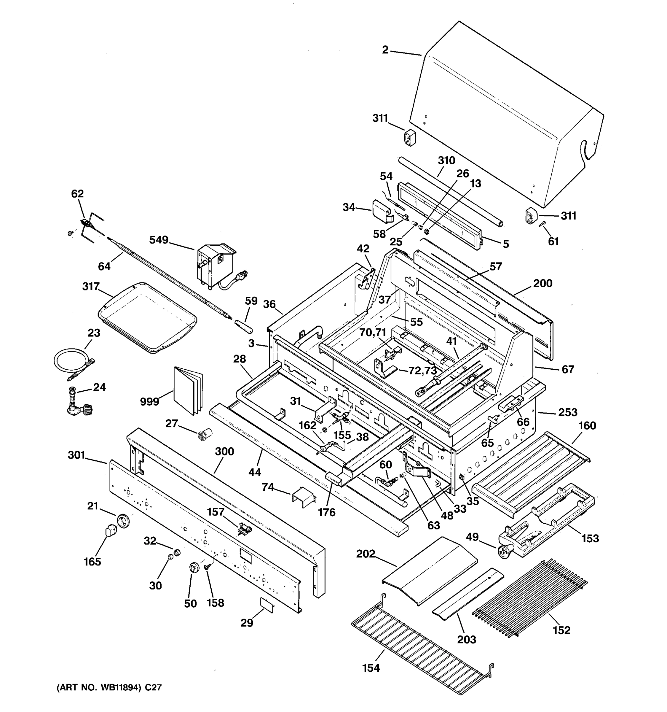 GAS GRILL PARTS