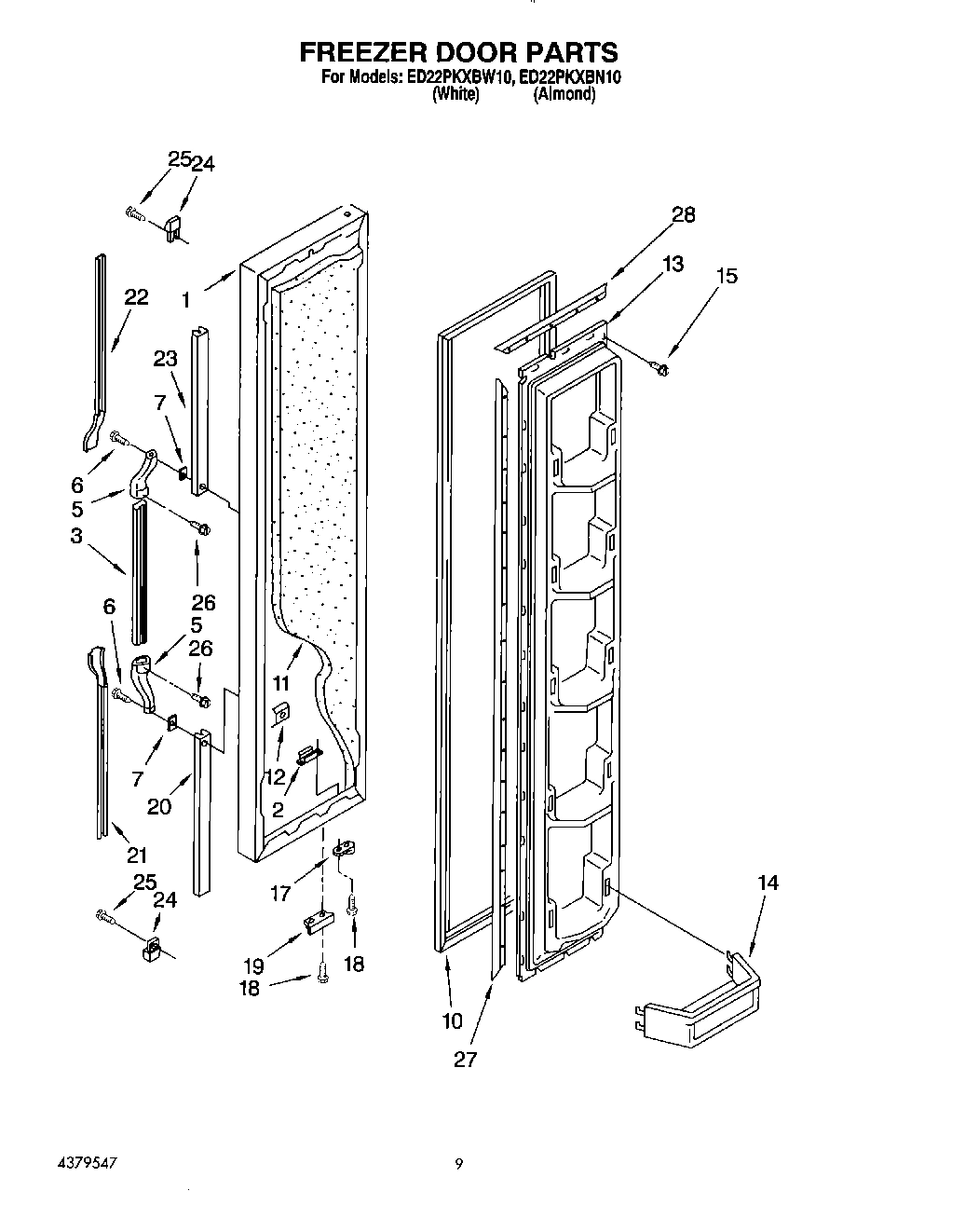 06 - FREEZER DOOR