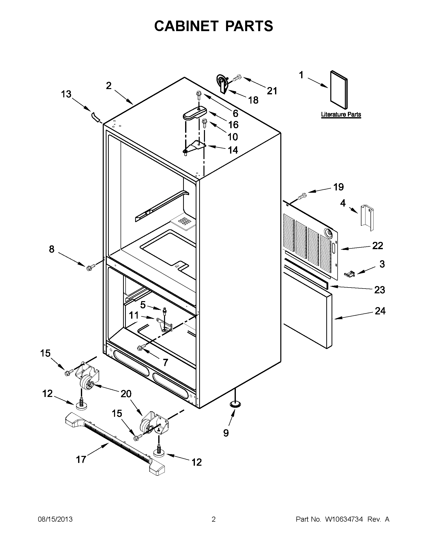01 - CABINET PARTS