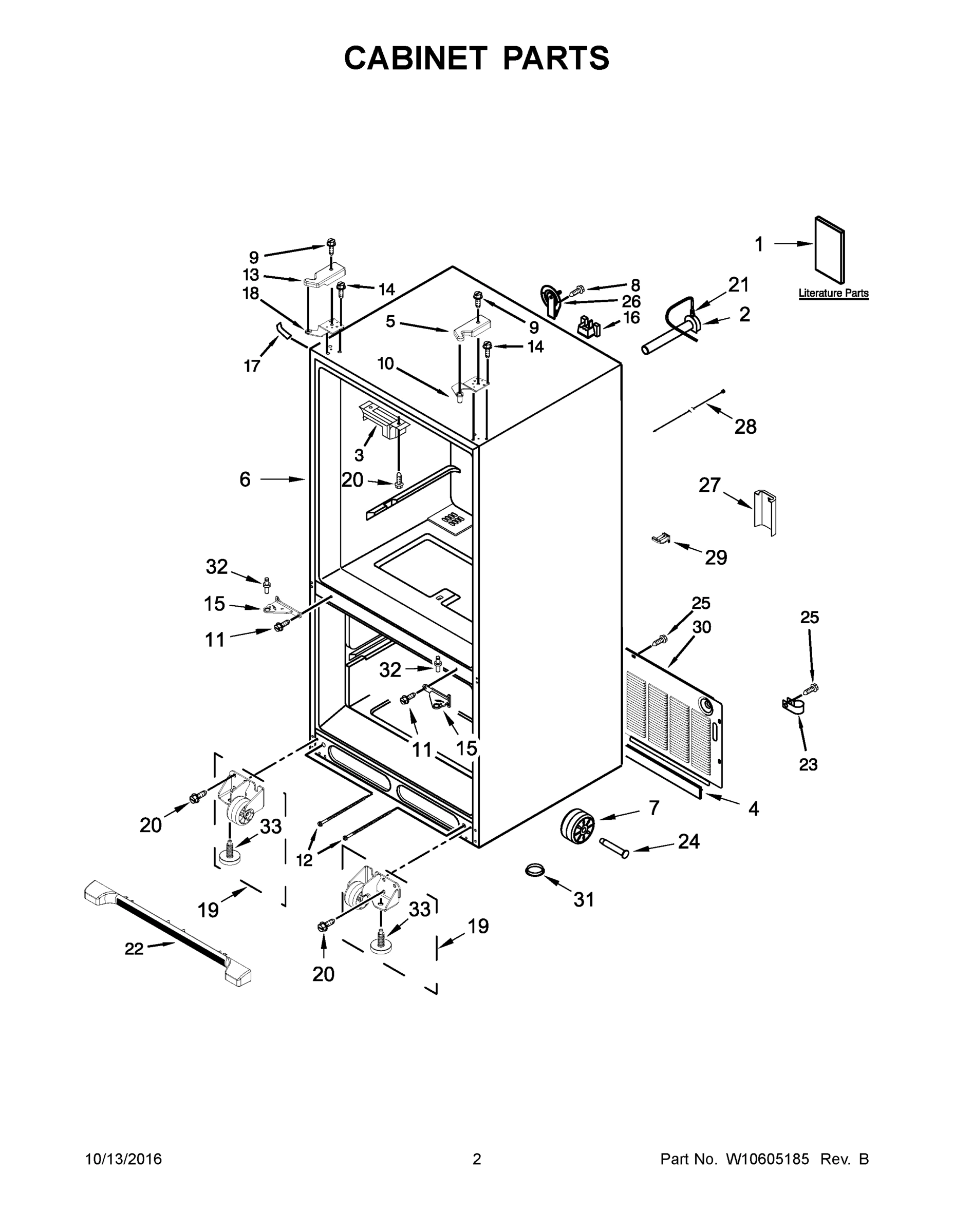 02 - CABINET PARTS