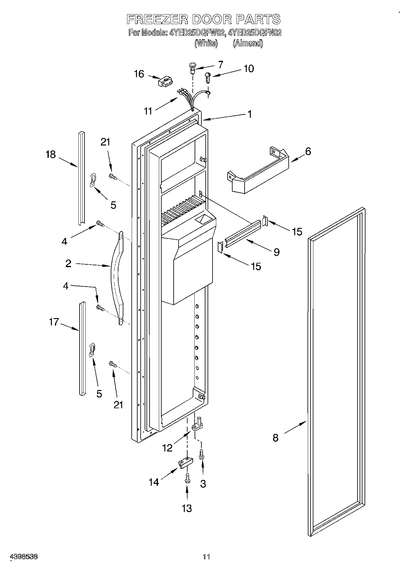 07 - FREEZER DOOR