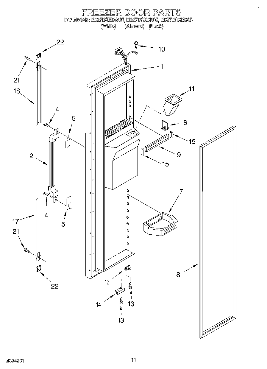 07 - FREEZER DOOR