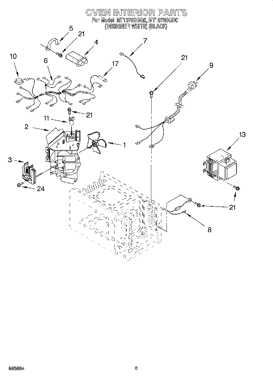 05 - OVEN INTERIOR, LITERATURE