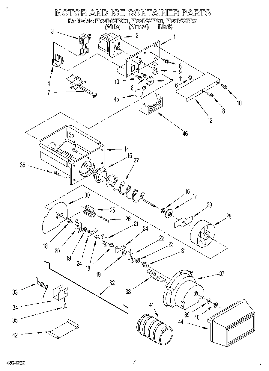 06 - MOTOR AND ICE CONTAINER