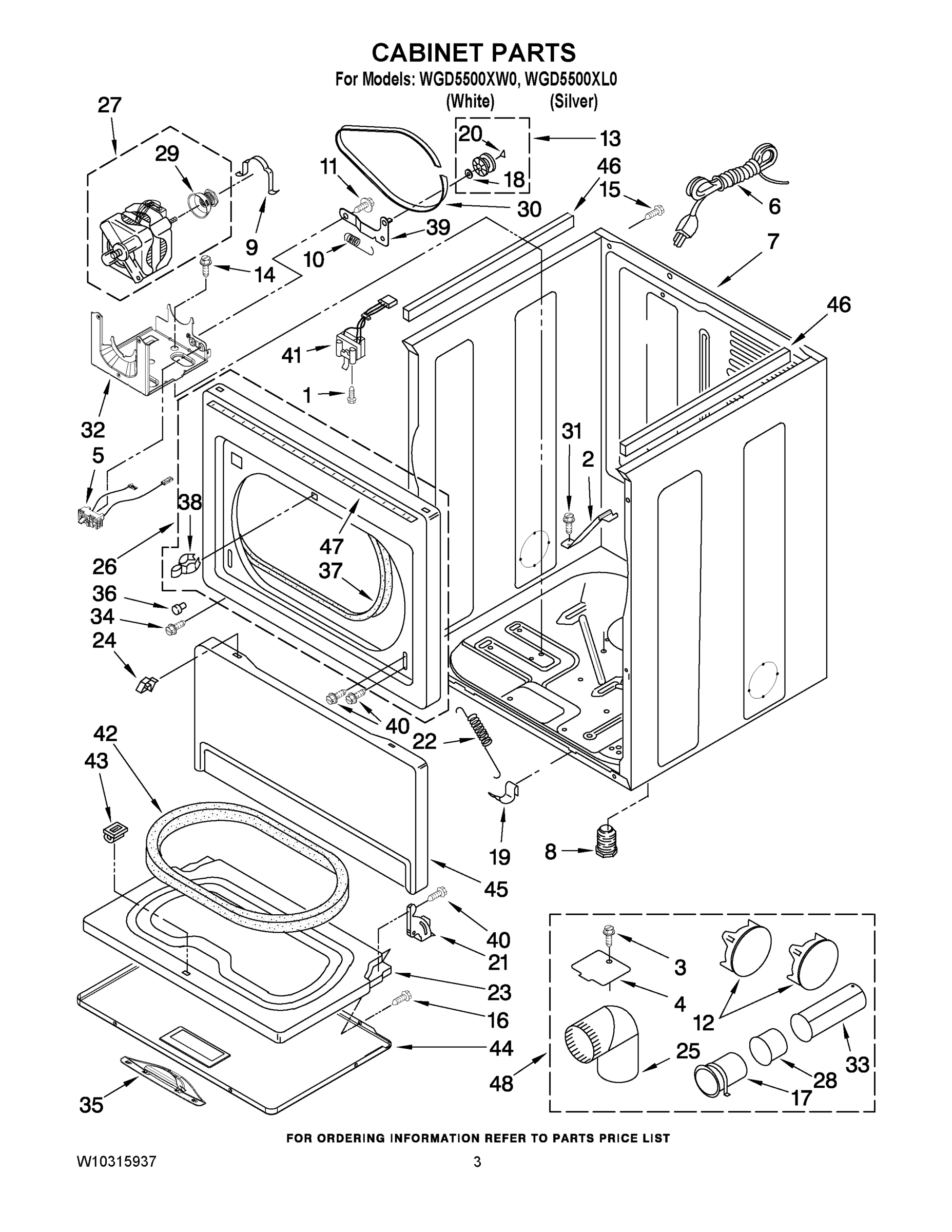02 - CABINET PARTS