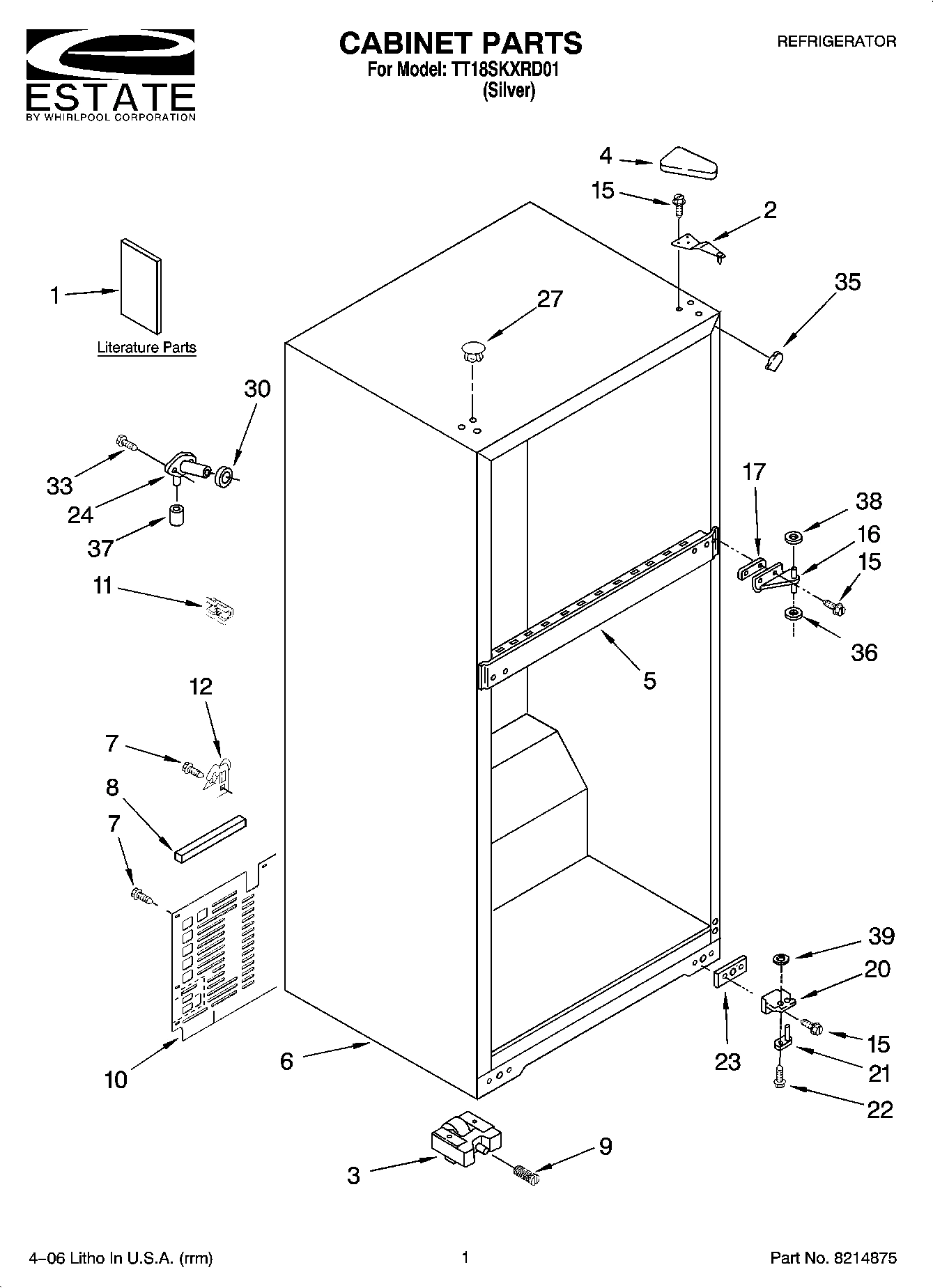 01 - CABINET PARTS