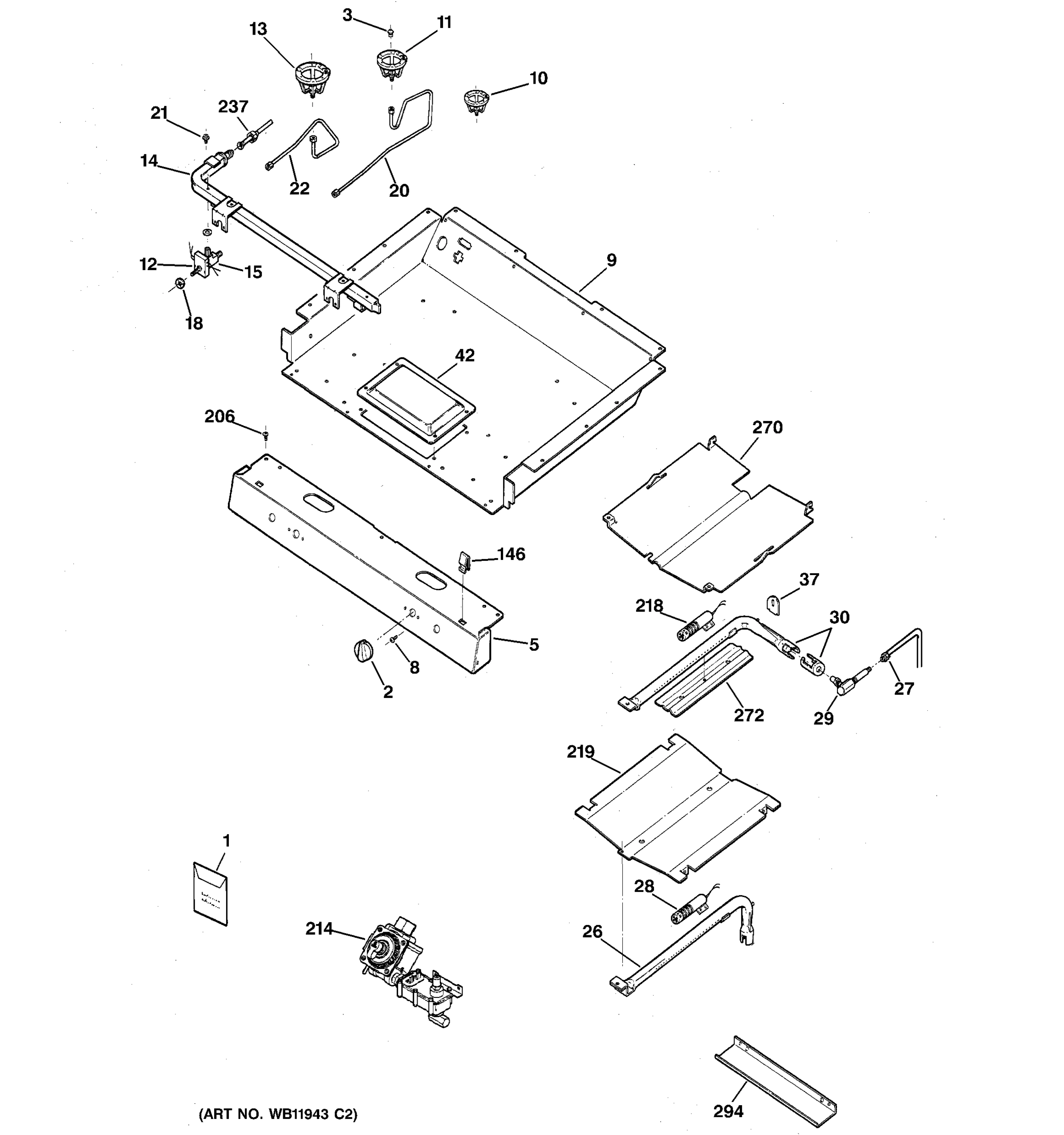 GAS & BURNER PARTS