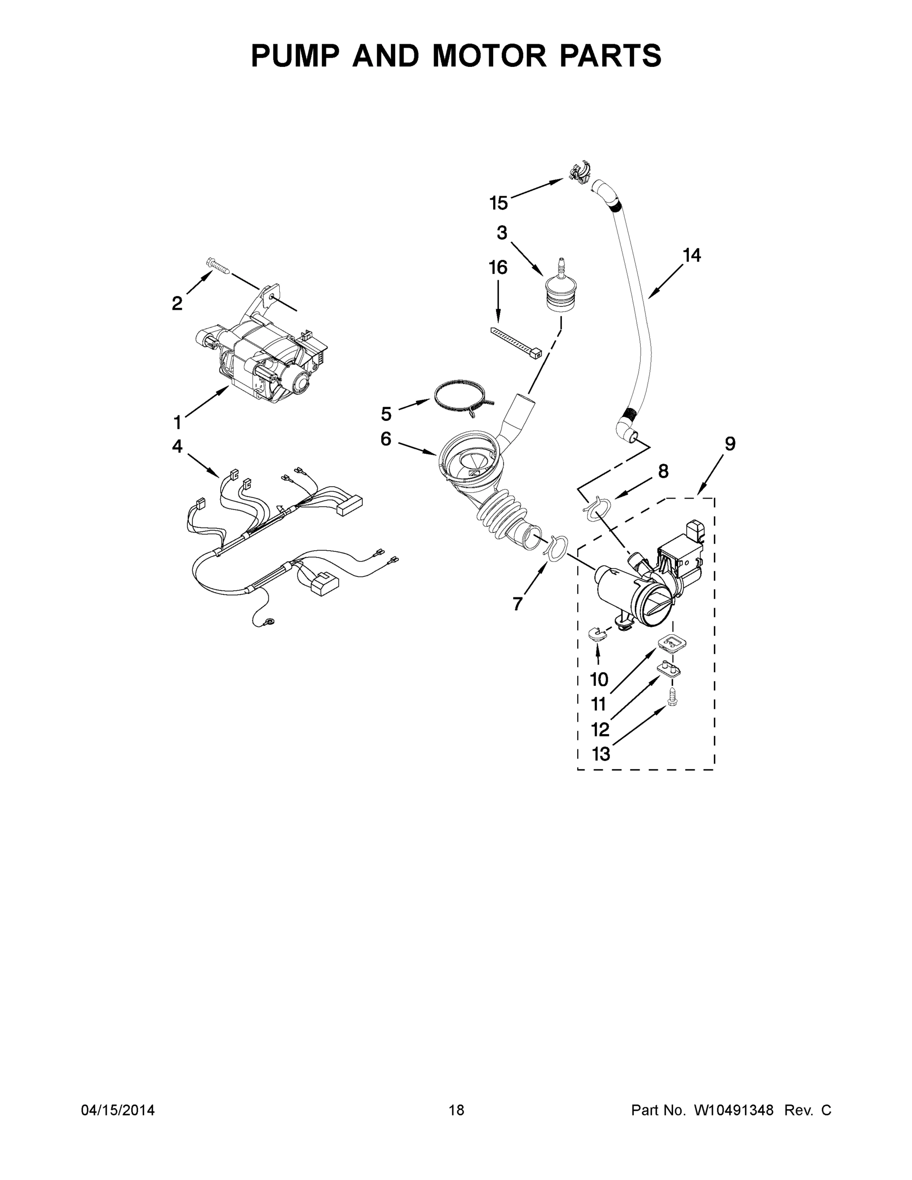 10 - PUMP AND MOTOR PARTS