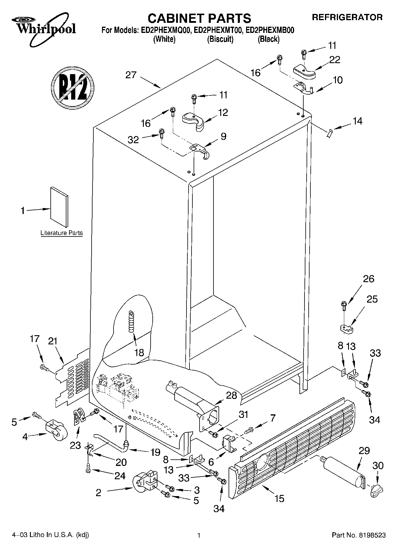01 - CABINET PARTS