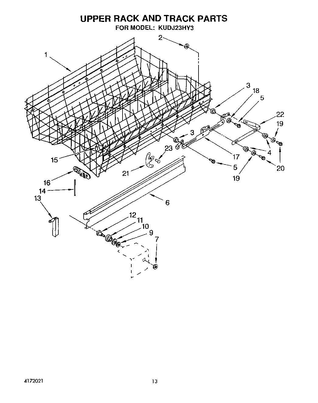 10 - UPPER RACK AND TRACK
