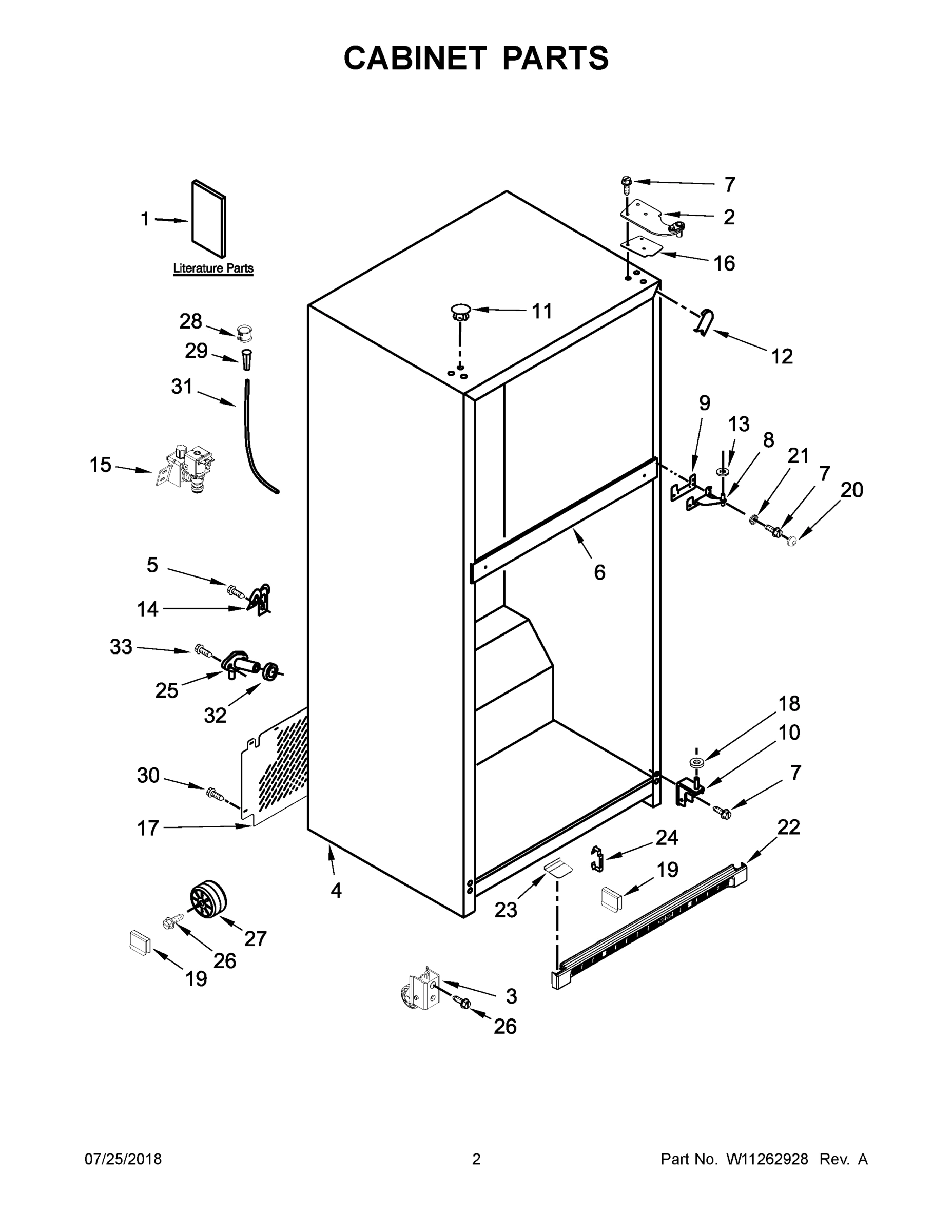02 - CABINET PARTS