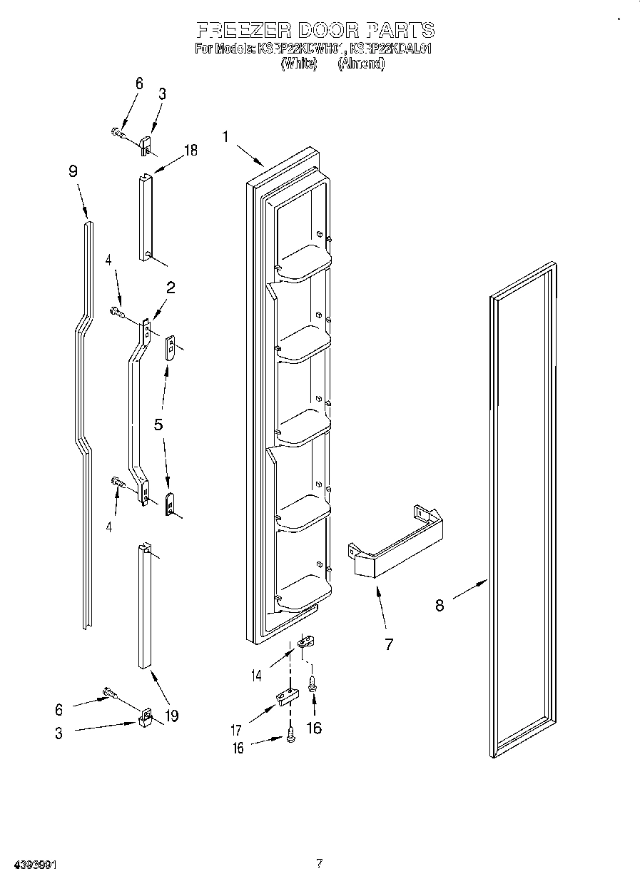 05 - FREEZER DOOR