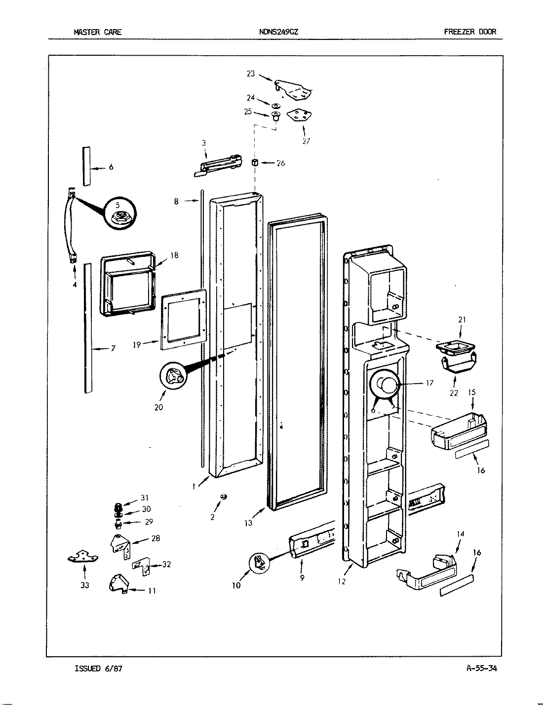 02 - FREEZER DOOR