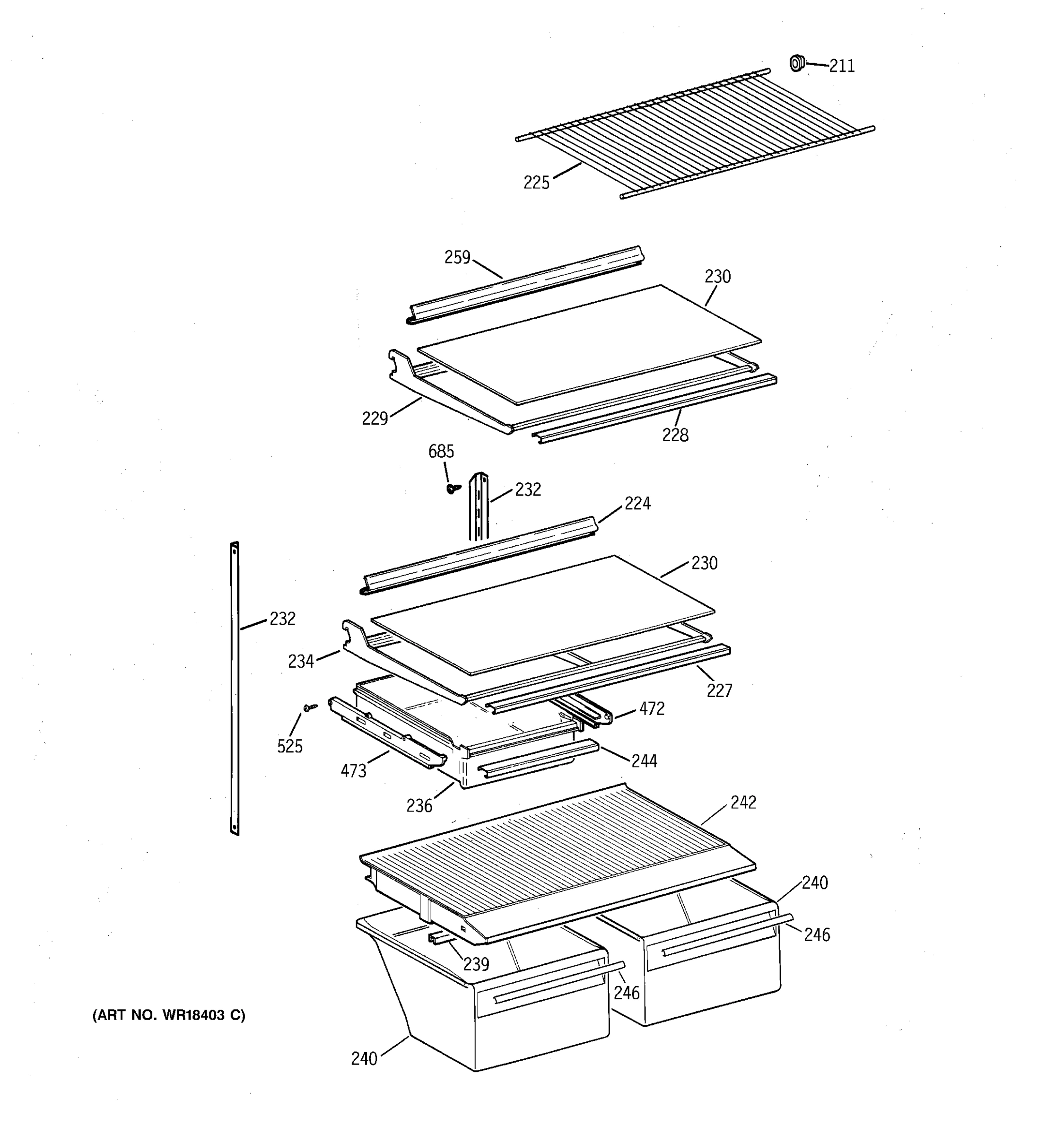 SHELF PARTS