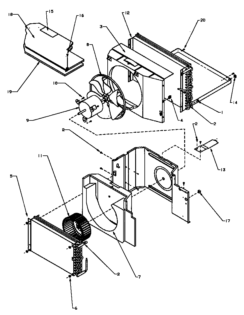03 - CTRL PAN & EVAP, COND & AIR FLOW PARTS