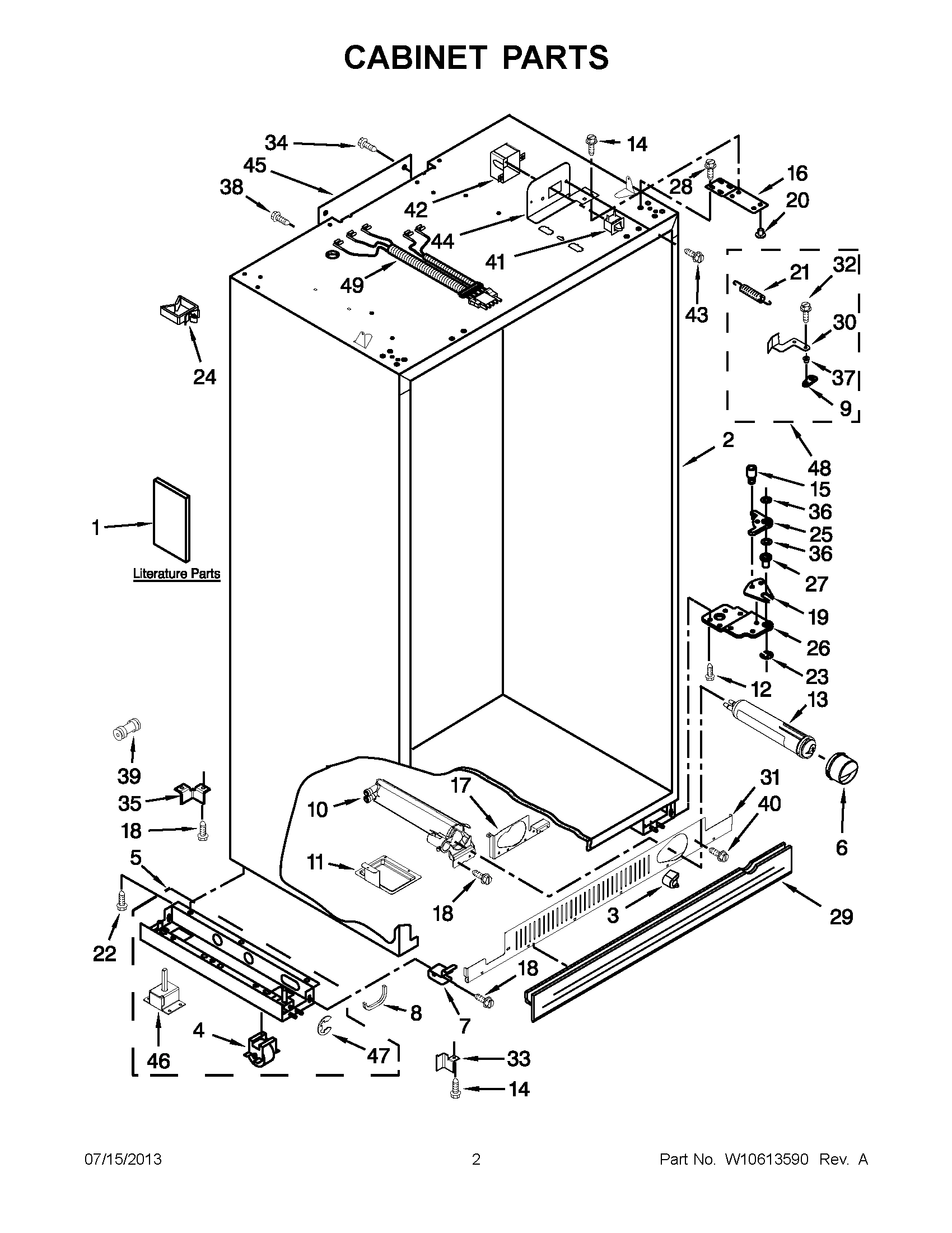 01 - CABINET PARTS