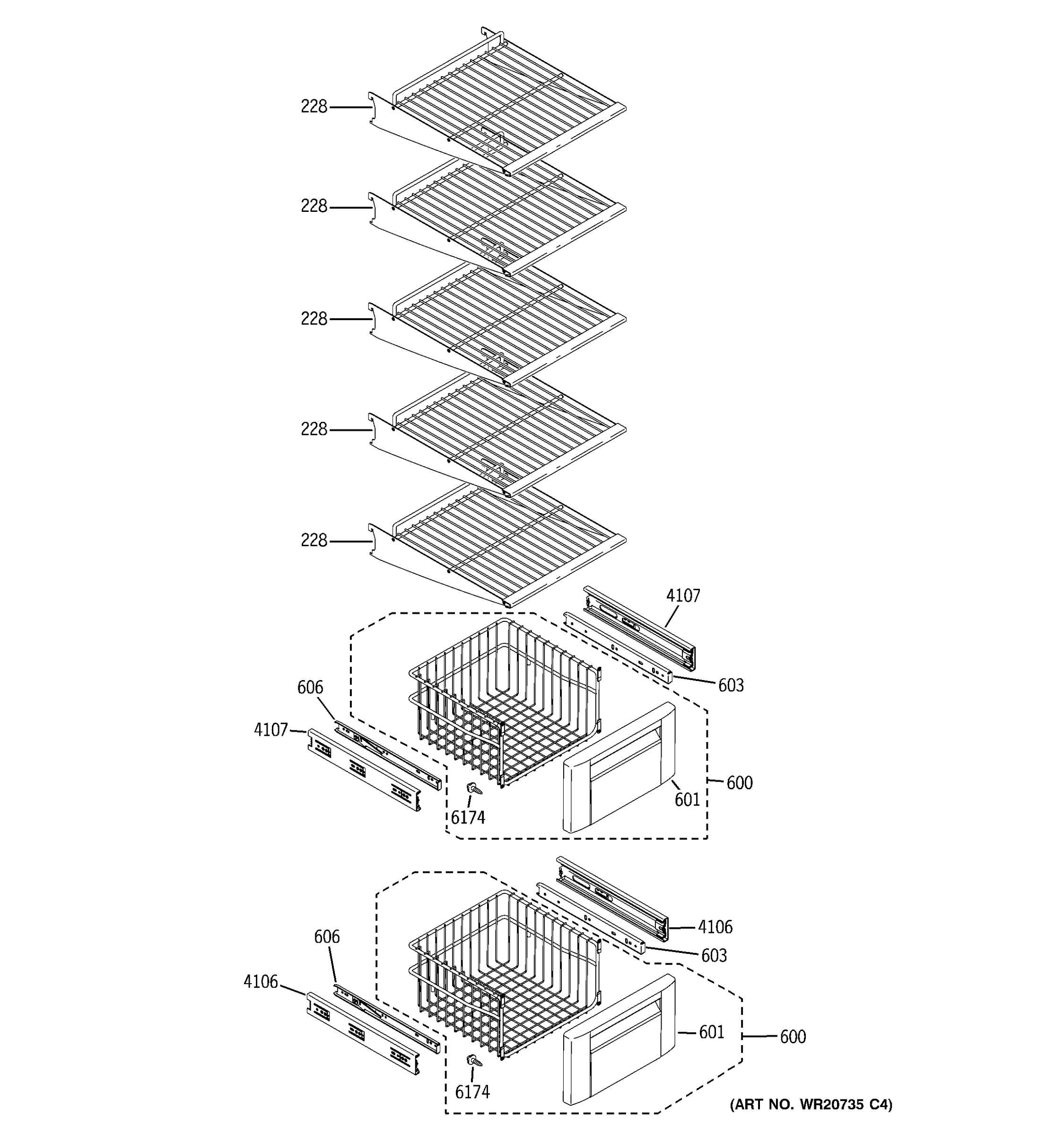 FREEZER SHELVES