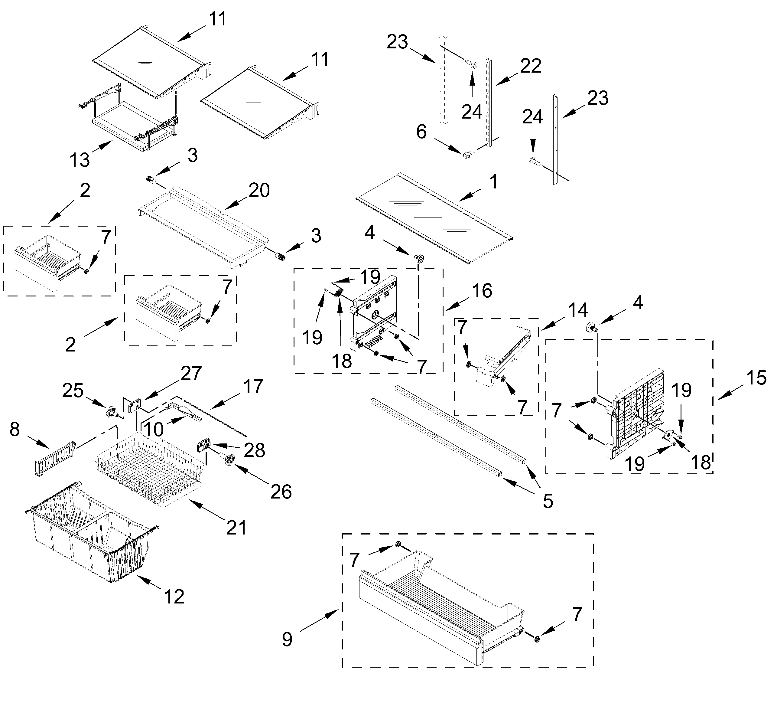 SHELF PARTS