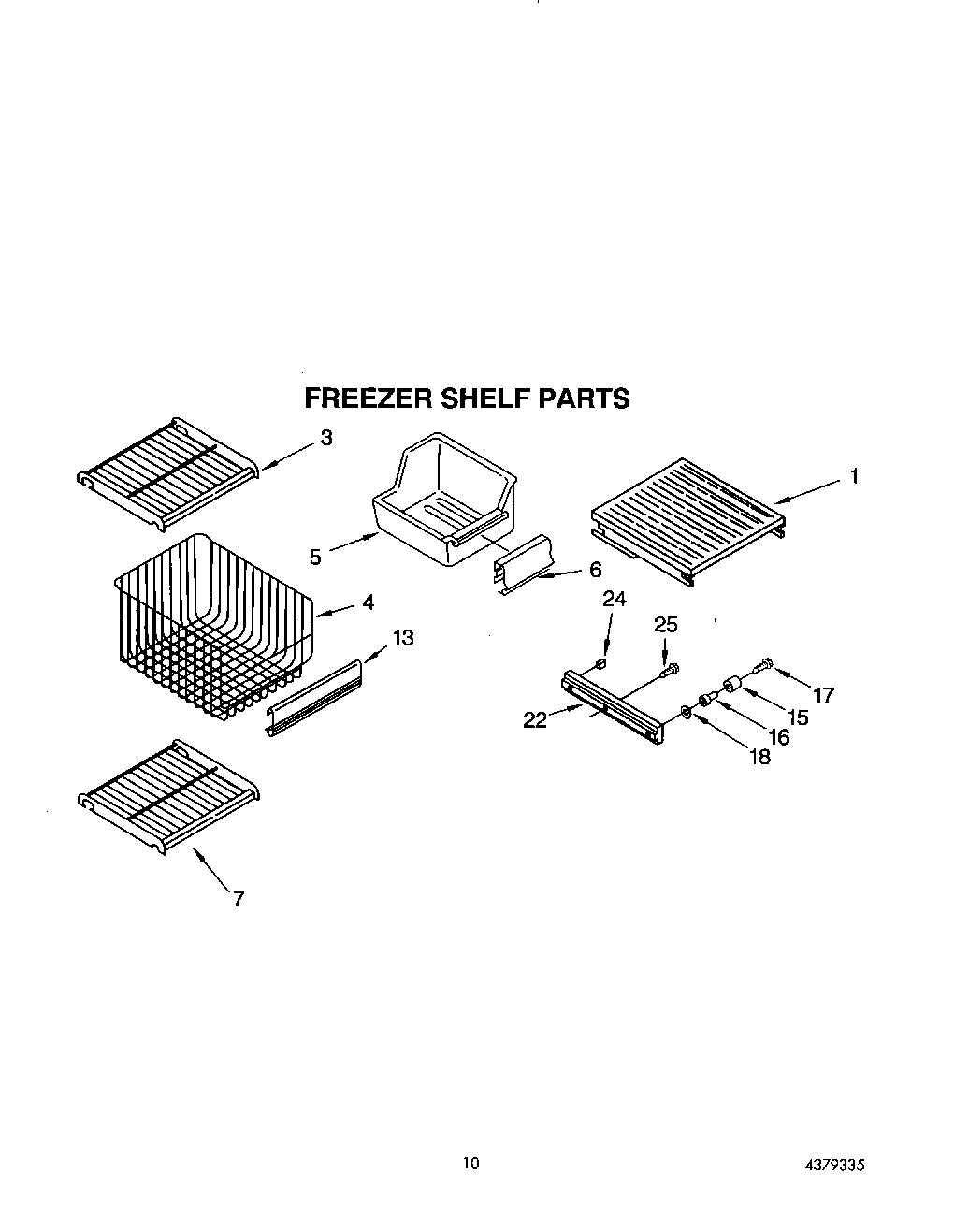 08 - FREEZER SHELF