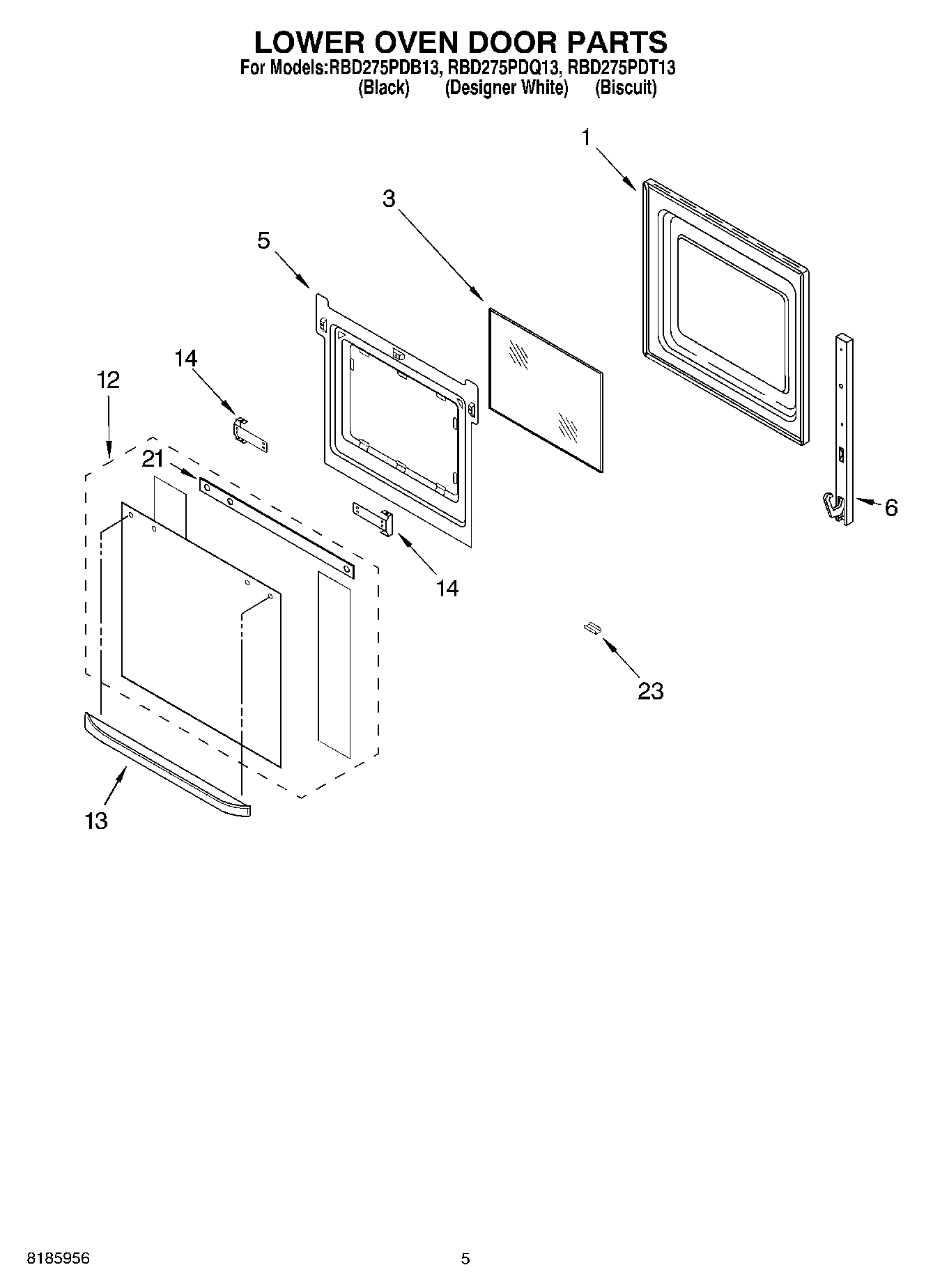 03 - LOWER OVEN DOOR