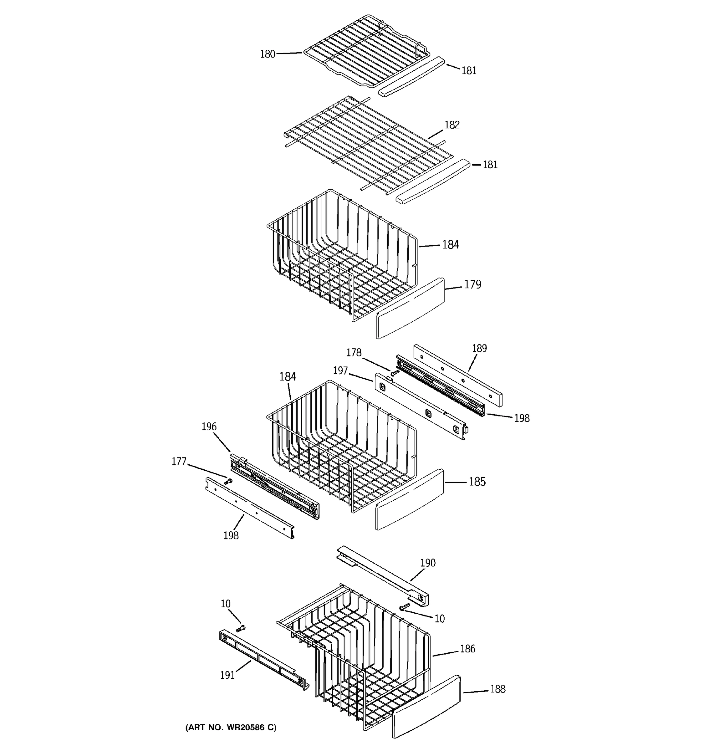FREEZER SHELVES