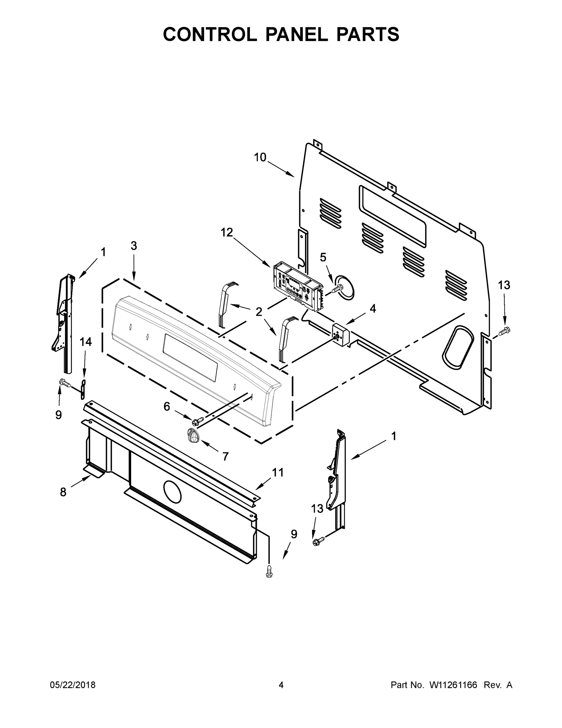 03 - CONTROL PANEL PARTS