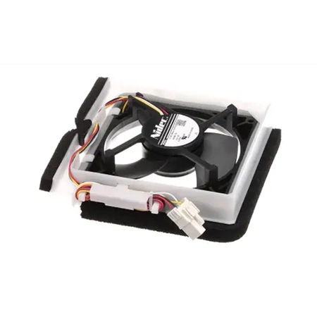 WR87X34926 GE Condenser Fan and Bracket Assem