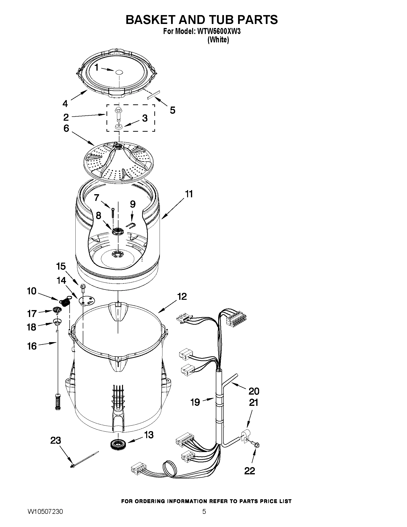 03 - BASKET AND TUB PARTS
