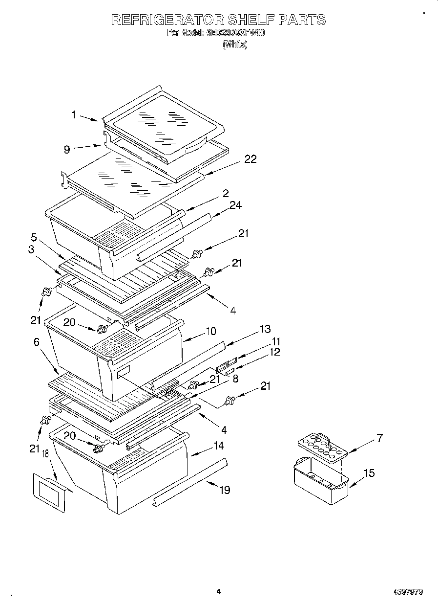 03 - REFRIGERATOR SHELF