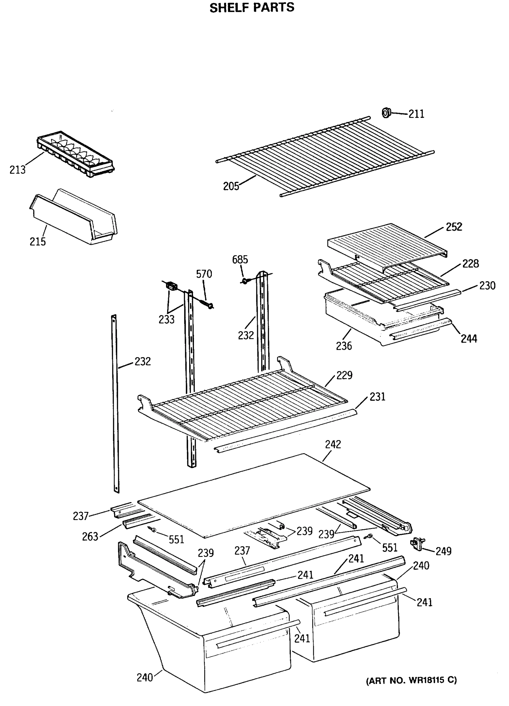 SHELF PARTS