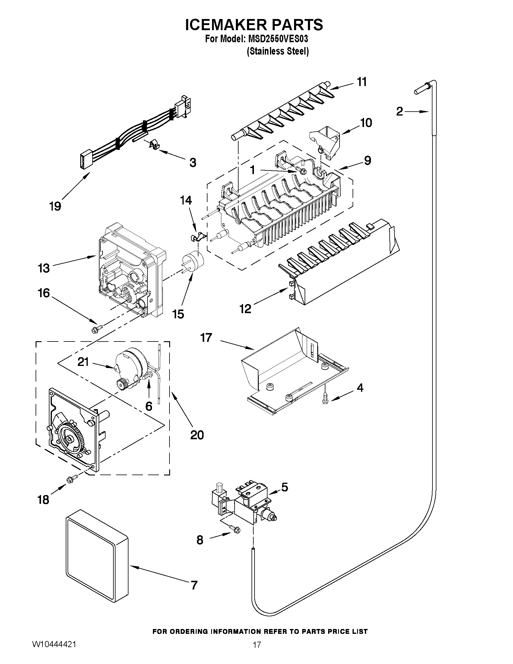 11 - ICEMAKER PARTS