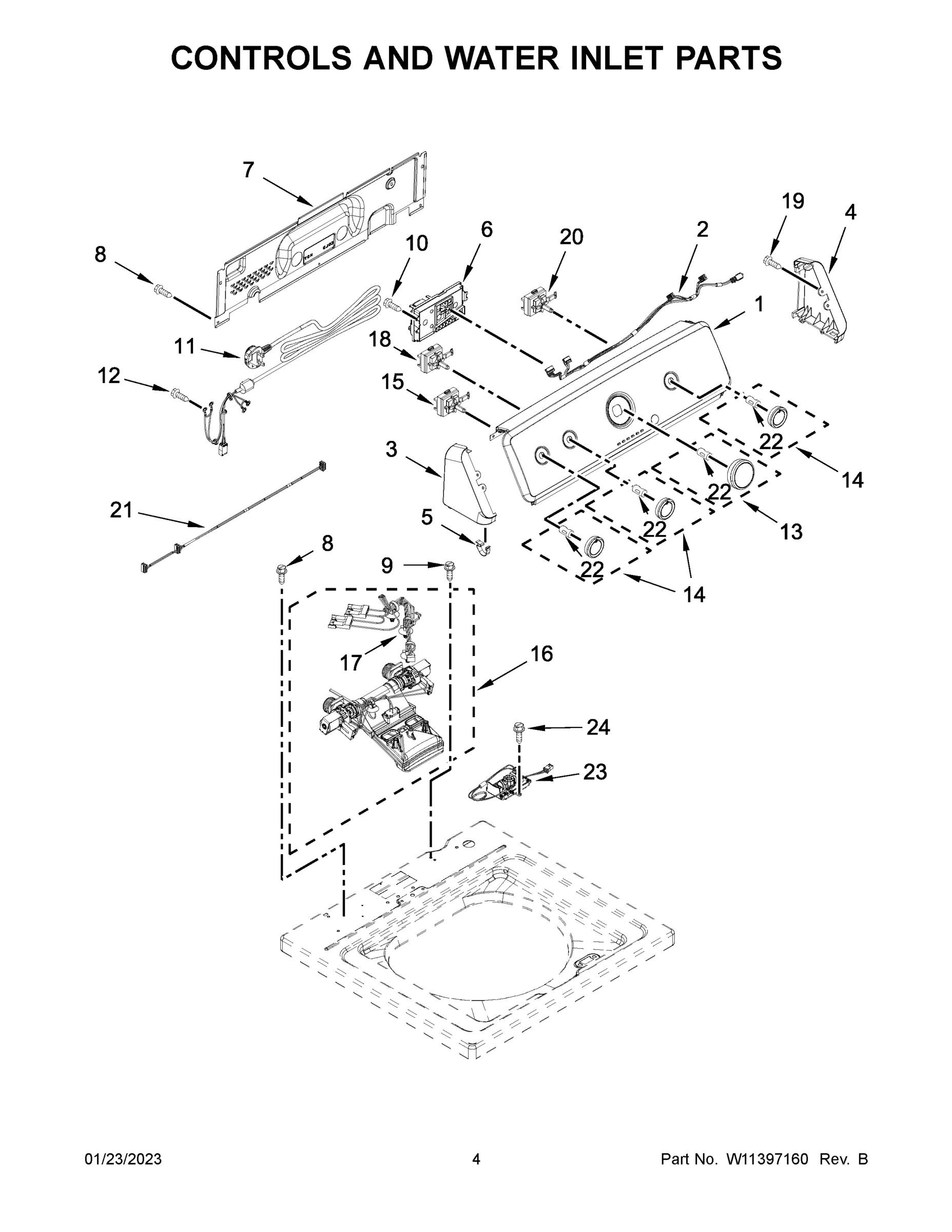 03 - CONTROLS AND WATER INLET PARTS