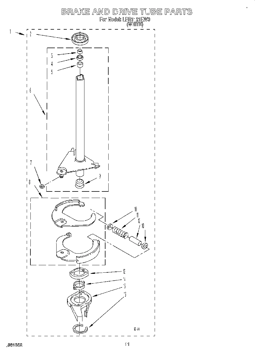 07 - BRAKE AND DRIVE TUBE